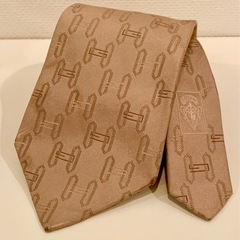 GUCCI ネクタイ シルク イタリア製 シャンパンゴールド 
