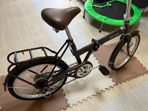 【お引き取り決定】折りたたみ自転車 U字ロック付き お引き取り決定】折りたたみ自転車 U字ロック付き