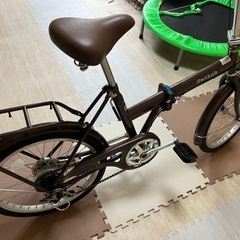 【お引き取り決定】折りたたみ自転車 U字ロック付きの画像