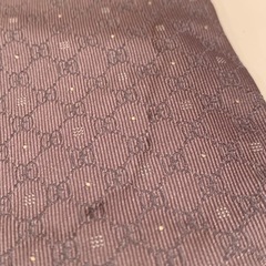 GUCCI ネクタイ シルク イタリア製 グレーの画像