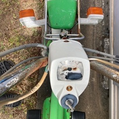 【お取引完了】スズキ　スージー　引取り限定　部品取り車　書類無し　ワレカケ有り　カギ有り　欠品有り　キック降りずの画像