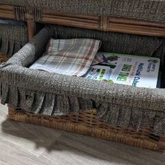 【日程調整中】ラタンソファー　レトロ　受け渡し3/10まで希望の画像