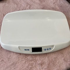 タニタ 体重計 デジタルベビースケール ホワイト BD-586-WHの画像