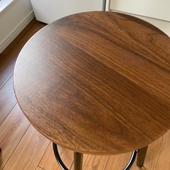 ハイテーブル丸型スチールフレーム セット