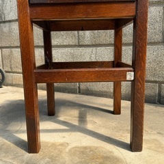 飛騨産業/キツツキスツール　希少品　一部欠けありの画像