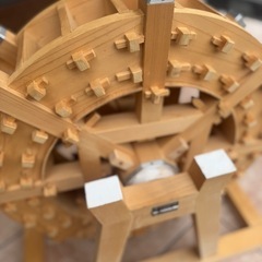 大工がつくる　本格的な水車の画像