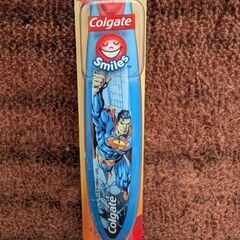ハブラシ　歯ブラシ（Colgate）子供用　スーパーマンの画像