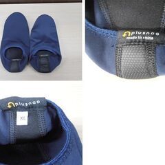ENKEED シュノーケル4点セット XLサイズ( 26～29㎝）ブラック/黒 収納袋付き 中古 スキューバダイビング ダイビング マリンスポーツ 苫小牧西店 の画像