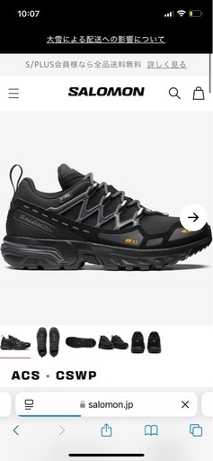 SALOMONサロモン 27cm