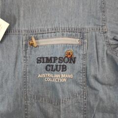 新品★定価7800円★SIMPSON  CLUB   デニムシャツの画像