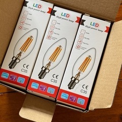 LED電球 C35モデル 高効率 2W-8W 6個入りの画像