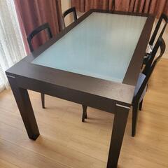 ダイニングテーブルセット　無料
