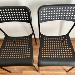ダイニングチェア2脚セット　IKEA ADDE 