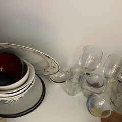 皿、グラス各種の画像