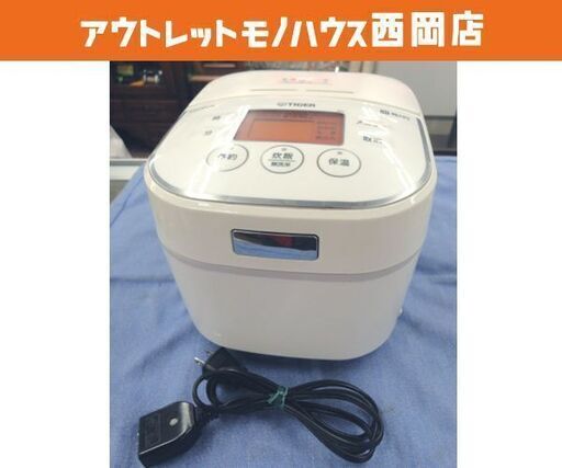 現状品 3合炊き IH炊飯器 タイガー 2016年製 JKU-A551 炊飯ジャー TIGER ホワイト 西岡店