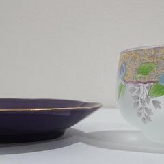 庫山窯 金彩ガラス5客セットの画像