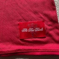 ★USED美品★NIKE マンチェスターユナイテッド(マンU) 半袖TシャツU 赤 AIG／サイズS の画像