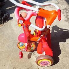 アンパンマン 折りたたみ三輪車 オールインワンUPの画像
