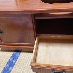 木製引き出し 小物入れ キャスター付きの画像