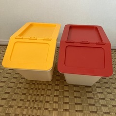 収納ケース・ゴミ箱13.5L 2個　スタックストー ペリカン ス...