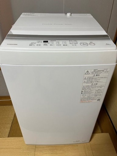 TOSHIBA 東芝 洗濯機AW-6GA 2023年式 6kg