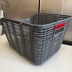 ブリヂストン リア バスケット 後ろ カゴ 取付金具付属 グレー...
