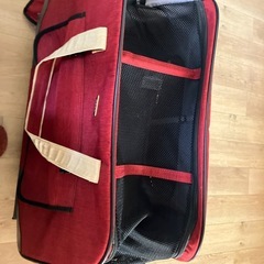 伸縮式ハンドル付き　小型〜中型犬ペットカート　キャリーケースの画像