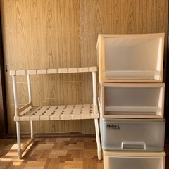 収納棚　クローゼット収納　押入れ収納　　収納ケース　　プラスチッ...