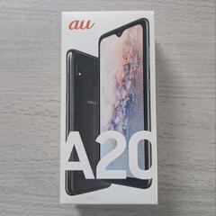 【新品未使用】au Galaxy A20 ブラック32 GB ジ...
