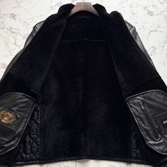 Hugo BOSS   ラムレザー　
ライダースジャケット　の画像