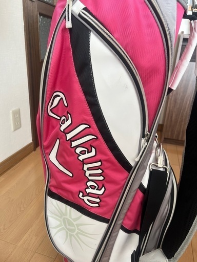 Callaway キャディバッグ ピンク　ドライバー、パター、5番ウッド付き