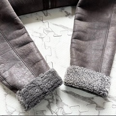 Hugo BOSS  ラムレザーフライトジャケットの画像