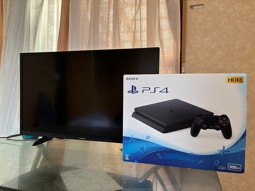 取りに来てくれる方限定プレステ4とテレビ