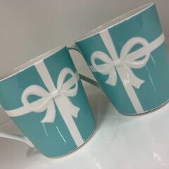🎀マグカップペア🎀TIFFANY&Co.🎀ブルーリボン🎀No.476🎀