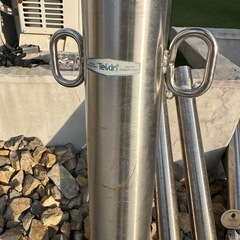 車止めポール ４本セットの画像