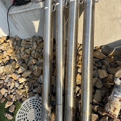 車止めポール ４本セットの画像