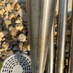 車止めポール ４本セットの画像