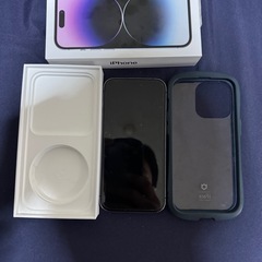 iPhone14Pro ディープパープル 128GB SIMフリー 箱 付属品有 iPhone14Pro ディープパープル128gb SIM フリーiface付き
