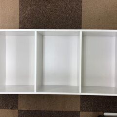 カラーボックス３段　白　＜No.2＞の画像