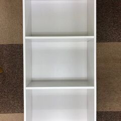 カラーボックス３段　白　＜No.1＞の画像