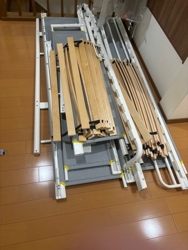 【受付
停止中】2段ベッドフレーム アンダーベッド付きVITVAL