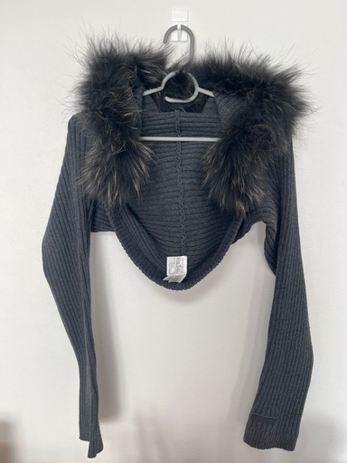 BURBERRY リブニットボレロ