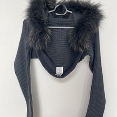 BURBERRY リブニットボレロ
