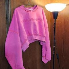 裏起毛　ショート丈トレーナー　フリーサイズ