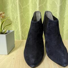 値下げ！ 【ダイアナ】スエード 切替え ショートブーツ 24cm 美品