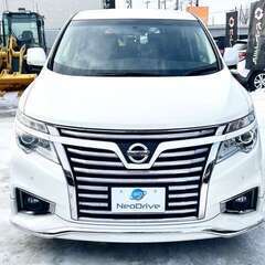 全国自社ローン＃ＭＹＮＥＯオートローン　日産　エルグランド2.5 250ハイウェイスターSアーバンC 4WD本州仕入　エアロ　寒冷地 後席モニター　札幌在庫　自社ローン　リース　自社分割の画像