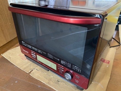 2019年製シャープ RE-J200B-R スチームオーブンレンジ 31L(0219c)