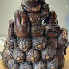 【値下げ】縁起物 七福神 台座付昭和ものの画像