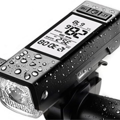 自転車ライト 自転車 TYPE-C充電 大容量2000mAh バ...