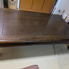 あげます家具調コタツ
